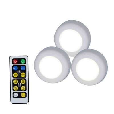3-color Ice Hockey Lamp White Warm Infrared Remote Control D