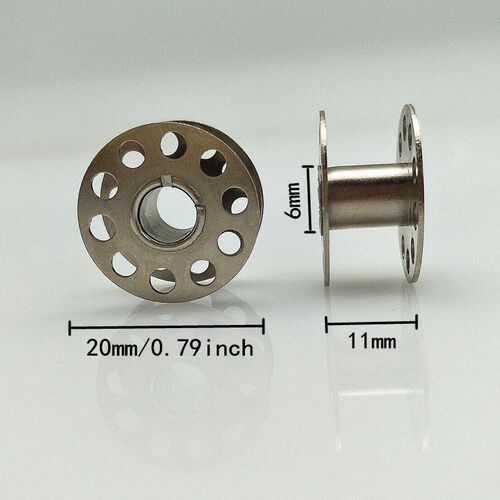 25PCS Stainless Steel Metal Bobbins Spool Sewing Craft Tools