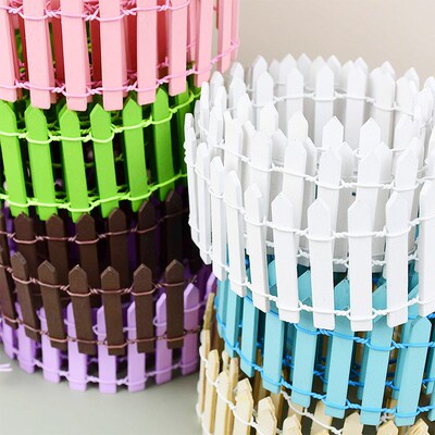 100cm/roll 3cm 5cm Wooden Fencing Wood Barrier DIY Mini Land