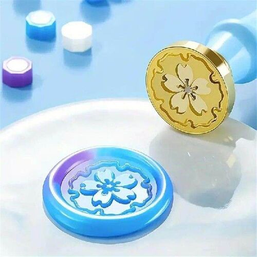 17Pcs/set Wax Seal Stamp Kit Lacquered Sealing DIY