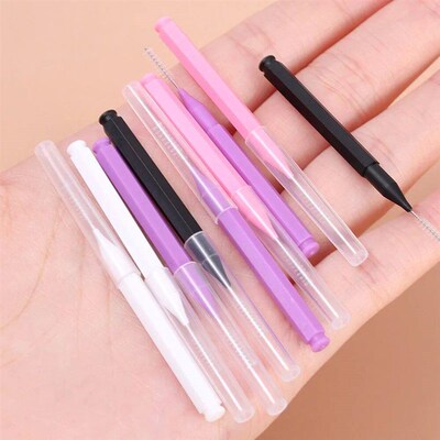 10pcs/Bag Disposable Eyebrow Mini Brush and Brow Lift Tool