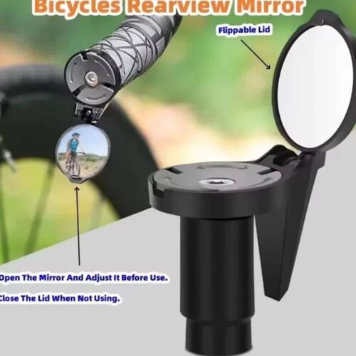 Bicycle 2pcs/set Rear View Convex Mirror Handlebar Drop Bar