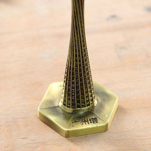 18cm China Canton Tower Figurine Model Guangzhou Tower Deco