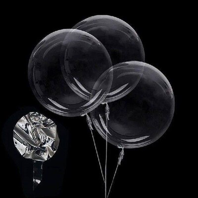 Inch Transparent Bobo Bubble Balloon Clear Inflatable Air