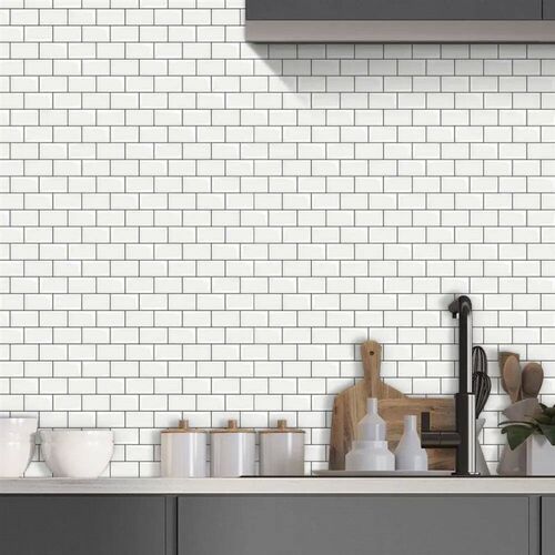 1 PCS Removable Tile Wall Stickers Creative 3D Effect Brick