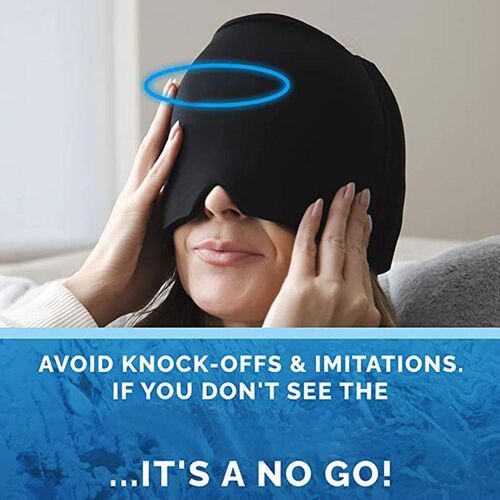 Migraine relief cap gel ice mask cold compress headgear to00