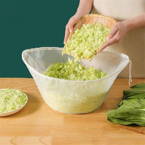 3 Pcs Nylon Fine Mesh Food Strainer Bag Reusable Cheese