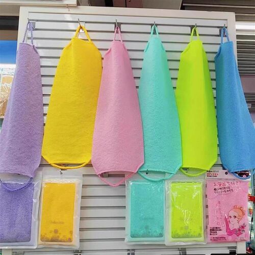 Long Elastic Nylon Bath Towel, Thick and Strong for Back Scr