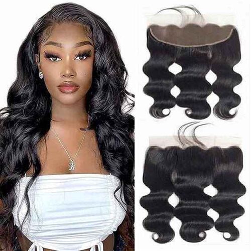 10A Full handmade human hair 13*4 Lace frontal lace closure