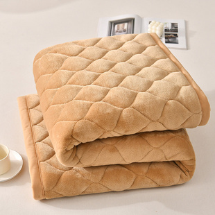 加厚毛毯垫子床垫软垫床铺垫褥子1米8冬天垫被家用卧室床毯