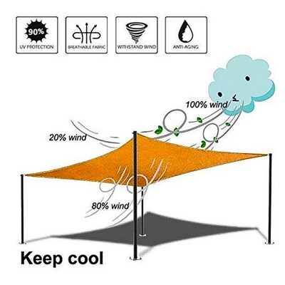 Black 12 Pin Thick Anti-UV PE Shading Net Greenhouse Succule