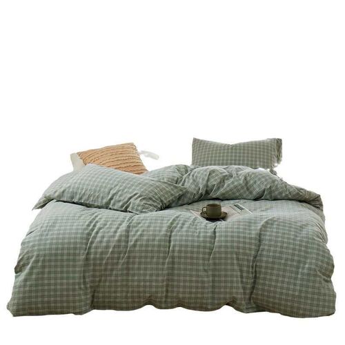 Cotton Yarn-dyed Washed Cotton Four-piece Set Cotton Bedding