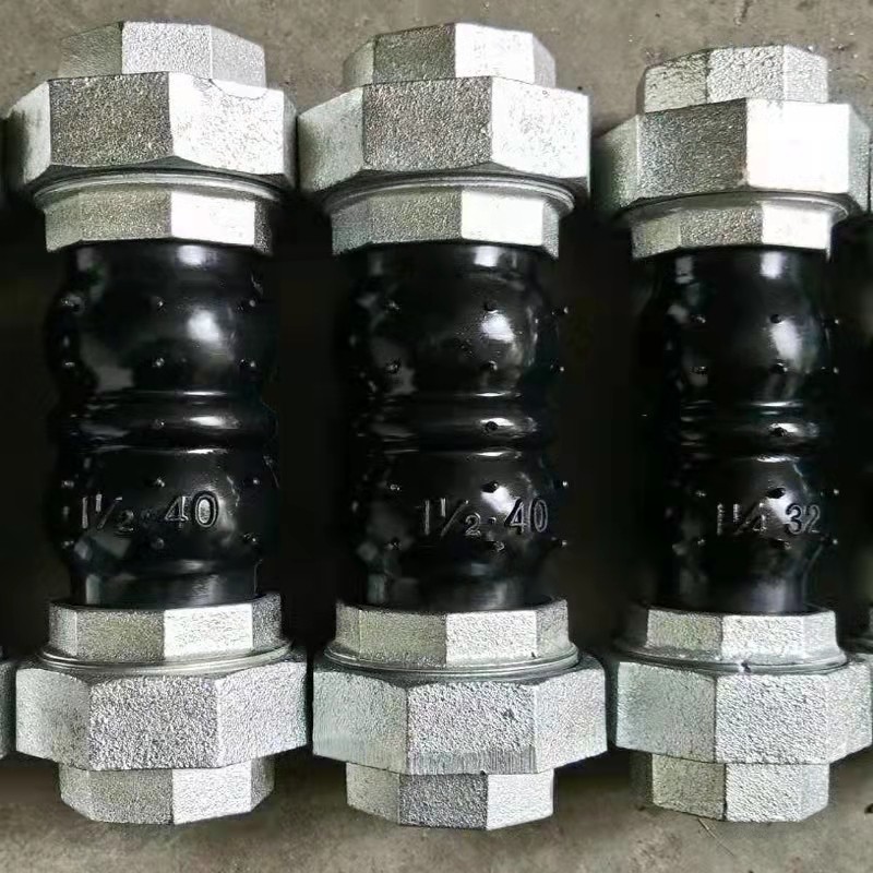 内螺纹丝扣碳钢不锈钢型橡胶活接头可曲挠油任避震喉减震器风机管,基础建材,接头,淘宝优惠券,粉丝福利购,淘宝优惠卷