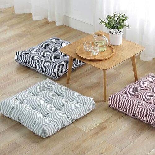 Cotton linen cushion dining chair cushion tatami floor mat