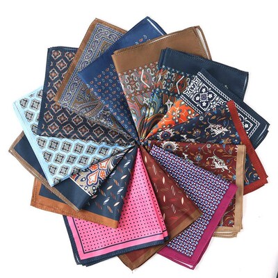 Tailor Smith Mens Hanky Pocket Squared Handkerchief Polyeste