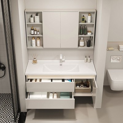 智能浴室柜陶瓷一体盆3/73CM83/93公分103/1厘米洗漱台盆