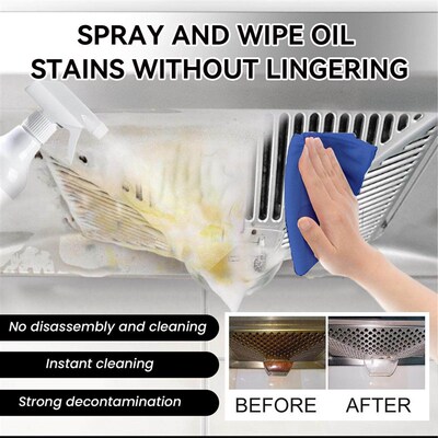 JUE-FISH Heavy-Duty Foaming Cleaner for Sinks - Removes Grea