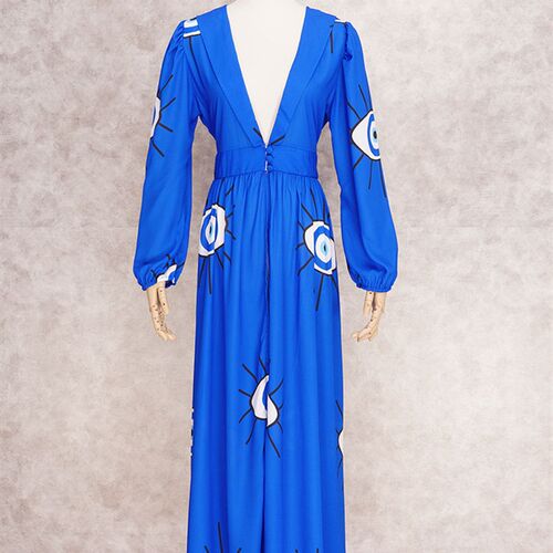 Super Quality Comfortable Fabric Wrinkle-free Blue Eyes Chif