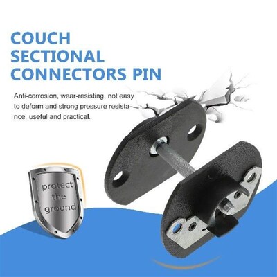 4 Sets Adjustable Sofa Connector Brackets Sectional Couch