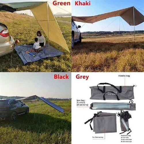 AD08-Portable Car Shelter Shade Camping Side Car Roof Top