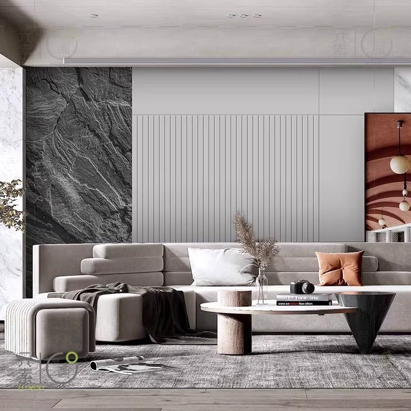 卧室竖条纹大气装饰壁布  客厅现代工业风电视背景墙壁纸无缝墙布,家装主材,定制壁画,淘宝优惠券,粉丝福利购,淘宝优惠卷