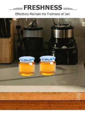 50 Pcs Airtight Sealing Lids for Jam Jars Large Mouth
