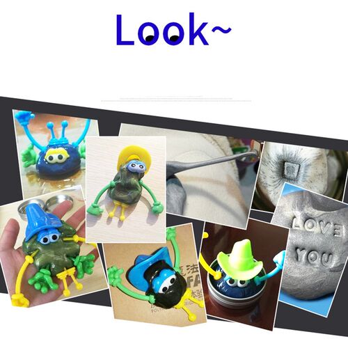 Magnetic Rubber Mud Magnet Clay toys slime accessories DIY P