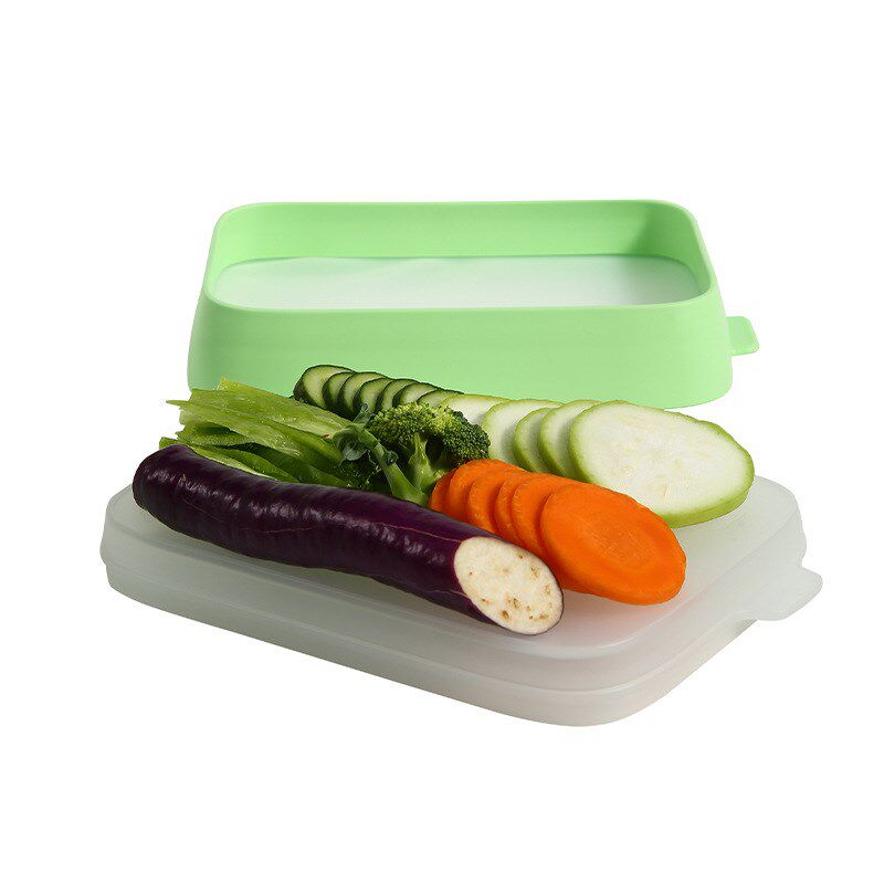 Food Storage Container  Stretchable Lid Fresh Meal Pre Box - 实物图