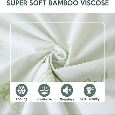 Aloe Vera Maress Protector - Soft, Hypoallergenic, Waterproo