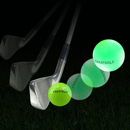 6Pcs Light Up Glowing LED Golf Ball Luminous, Glow In The Da