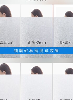 Window Film Frosted Privacy Self-adhesive Glass Sticker UV