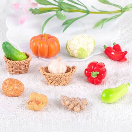 Figurines Miniatures Imitation Vegetable Micro Landscape Orn