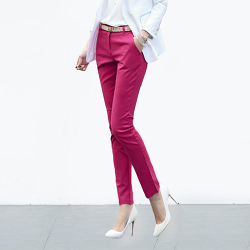 S-4XL Big Size Womens formal office Pencil Pants 2022 New El