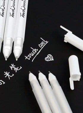 3/5pcs/10pcs Set 0.8mm Highlight Marker Pen White Ink Gel Pe