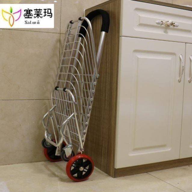 购物车 拖车 买菜小拉车 手推车 可折叠菜篮子家用轻便老年购物车,收纳整理,便携购物车,淘宝优惠券,粉丝福利购,淘宝优惠卷