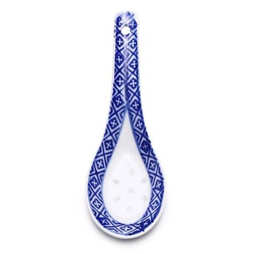 5pcs Convenient Ceramic Spoon Multi-Function Chinese Style S