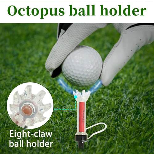 Caiton 5pcs Golf Tee,With Magnetic Plastic Golf Tee, Two Siz