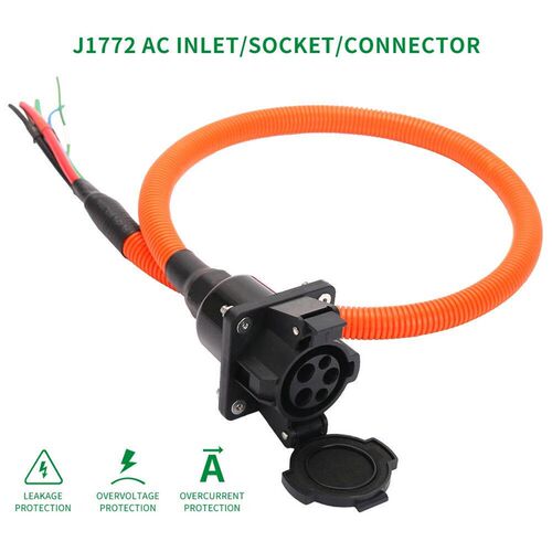 Type 1 Connector SAE J1772 EV Socket Plug Electric Vehicle C