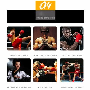 Cotton Strap Boxing Bandage Sanda Muay Thai MMA Hand Gloves