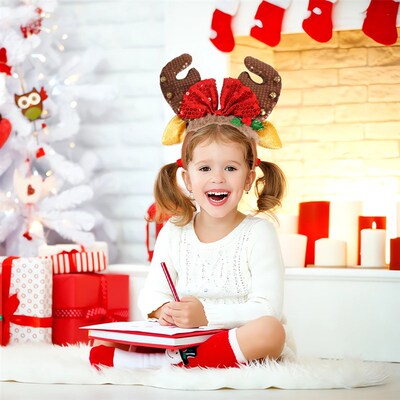 Christmas Headbands Xmas Hat Santa Claus Leg Hairband Xmas G
