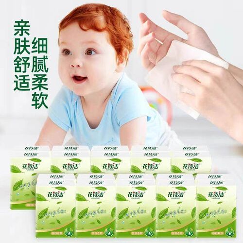 Bamboo Pulp Handkerchief Tissues for Wedding Banquets and Fe