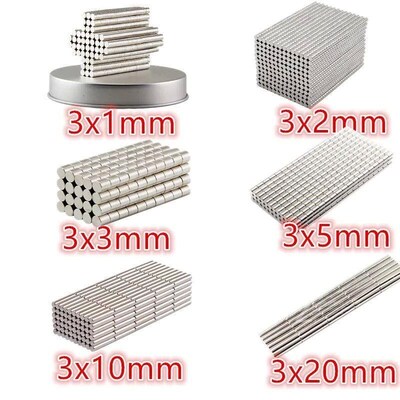 50 Pcs Round Disc Magnet Super Strong N35 Small Round Rare E