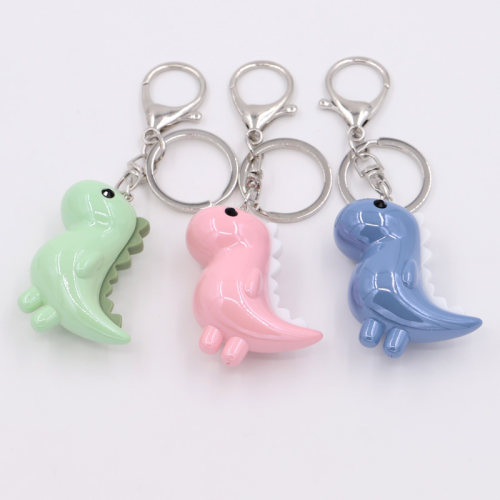 Cute Cartoon Dinosaur Key Chain Accessories High Quality Acr