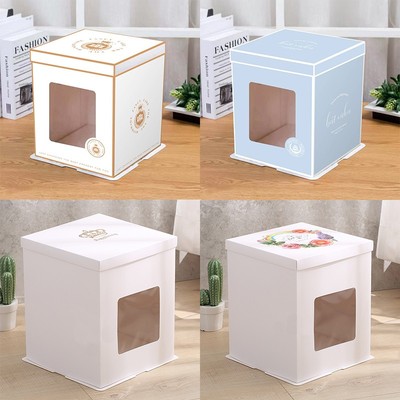 2021 生日蛋糕盒Birthday cake box 6/8/10/12 wrapped paper