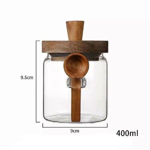 Kitchen Glass Sealed Jar Household Portable Five Grains