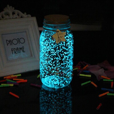 10g Party DIY Fluorescent Super luminous Particles Glow