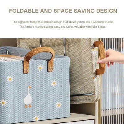 Foldable Clothes and Miscellaneous Items Storage Box