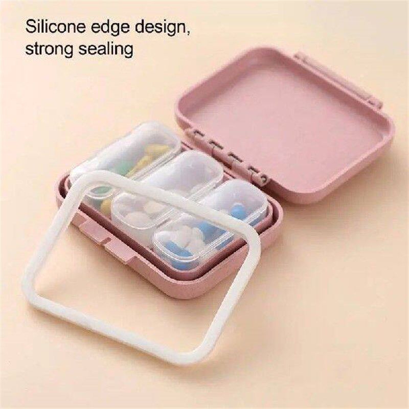 Daily Pill Case 3 Compartment Daily Portable Medicine Box 3 - 实物图