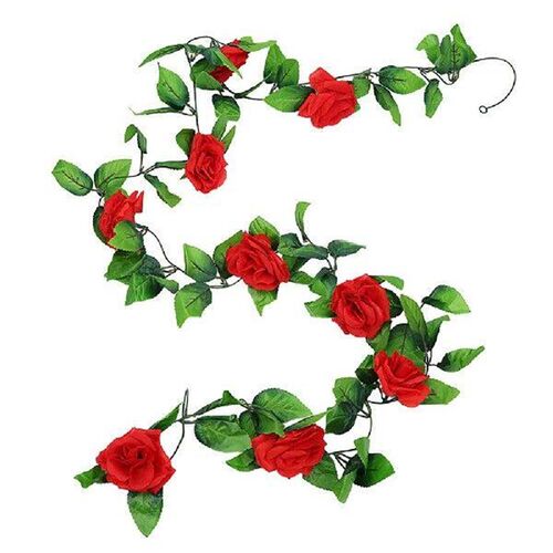 1pcs Artificial Rose Vine Fake Flowers Garland Simulated