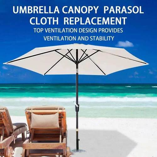 2/3M Parasol Replacement Cloth Without Stand Parasol Umbrell